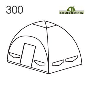 카스텐 300 - 네덜란드 에어빔 캔버스 텐트
